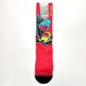 Stance Red Pac-Man Graphic Socks